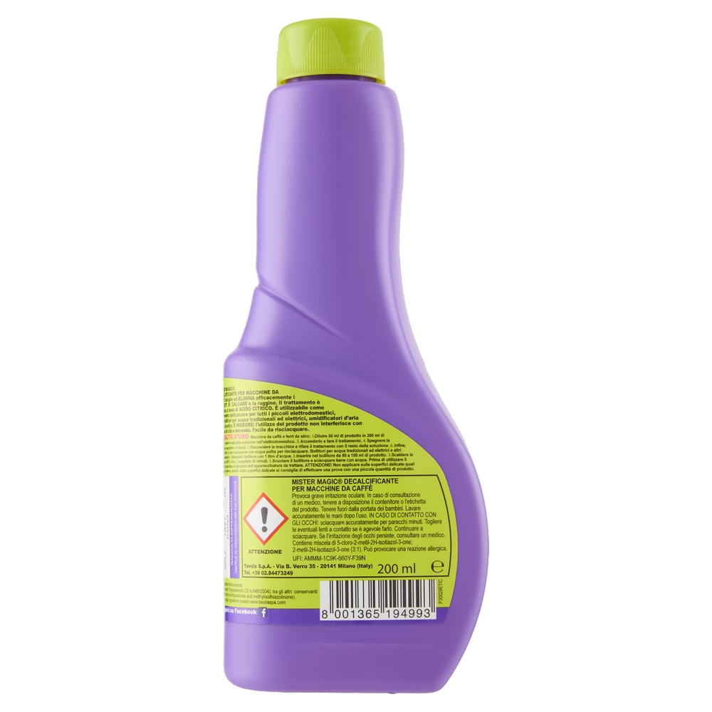 mister Magic Decalcificante per Macchine da Caffè 200 ml